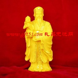 商務(wù)禮品絨沙金財?shù)撔蔷龜[件