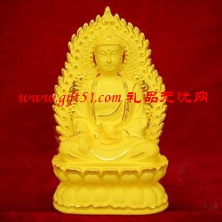 絨沙金小如來(lái)擺件